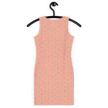 Load image into Gallery viewer, Orange Micro Checker Dress