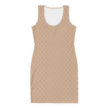 Load image into Gallery viewer, Gold Micro Checker Dress