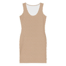 Load image into Gallery viewer, Gold Micro Checker Dress
