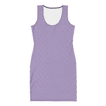 Load image into Gallery viewer, Purple Micro Checker Dress