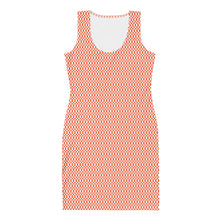 Load image into Gallery viewer, Orange Micro Checker Dress