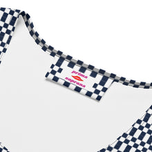 Load image into Gallery viewer, Navy Blue Micro Checker Dress