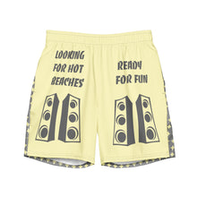 Load image into Gallery viewer, Men's Yellow Swim Trunks