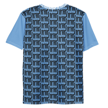 Load image into Gallery viewer, 2-Tone Blue Piano Keys Men's T-shirt