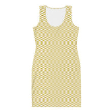 Load image into Gallery viewer, Bright Gold Micro Checker Dress
