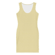 Load image into Gallery viewer, Bright Gold Micro Checker Dress
