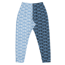 Load image into Gallery viewer, 2-Tone Blue Piano Keys Men&#39;s Joggers
